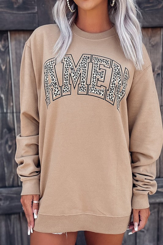 Amen Leopard Pullover