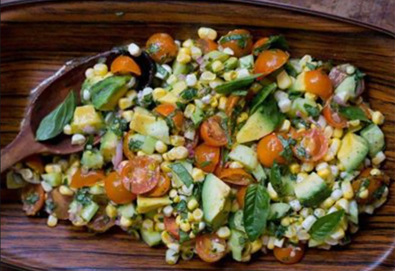 Fresh Corn Salad, Posh Style Recipe