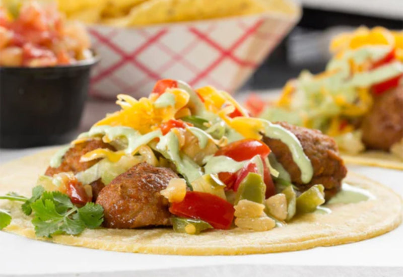 Meatball Street Tacos, Posh Style Recipe
