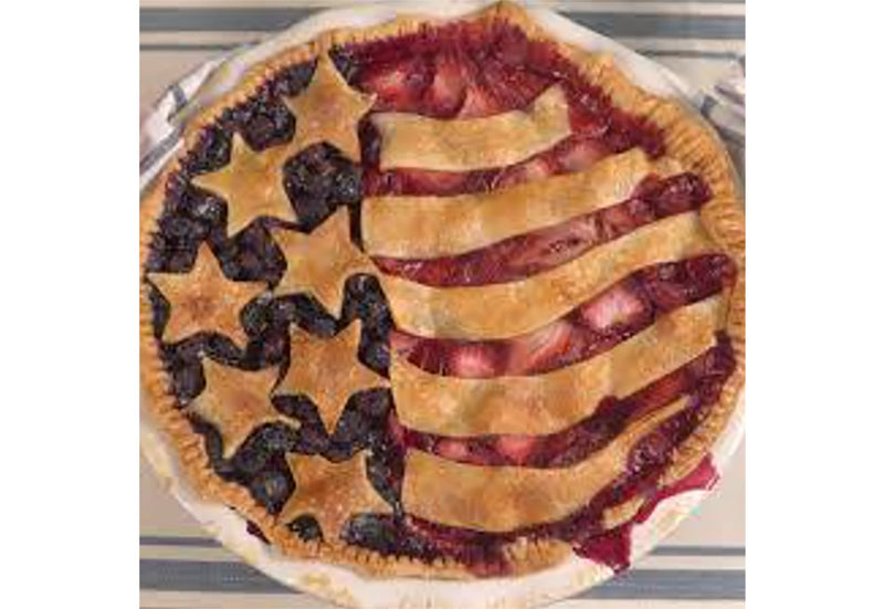 Stars and Stripes Berry Pie, Posh Style Recipe