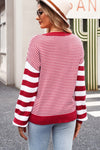 Striped Drop Shoulder Sweater