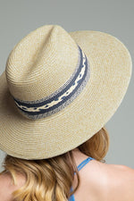 Panama Style Hat (Navy)