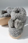 Ball Accent Slippers (Grey)