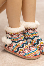 Knit Slipper Boots