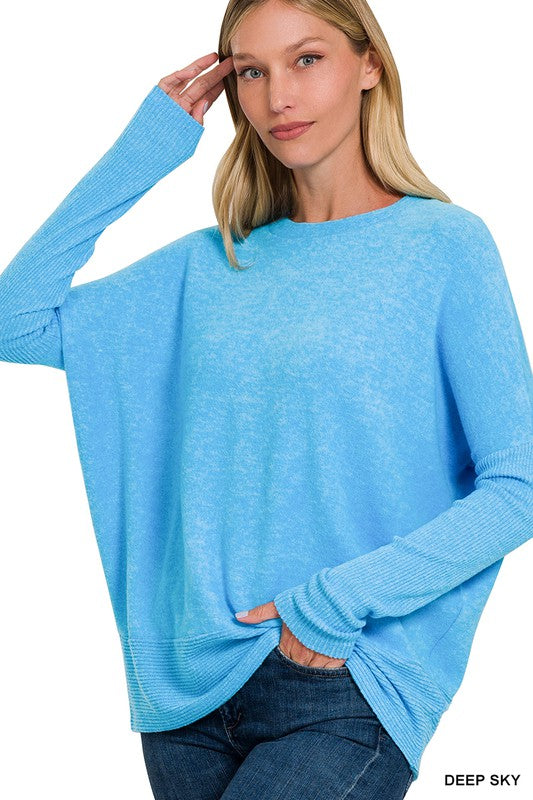 Hacci Dolman Sweater (Blue)