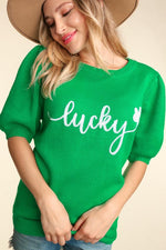 Sequined Lucky Sweater