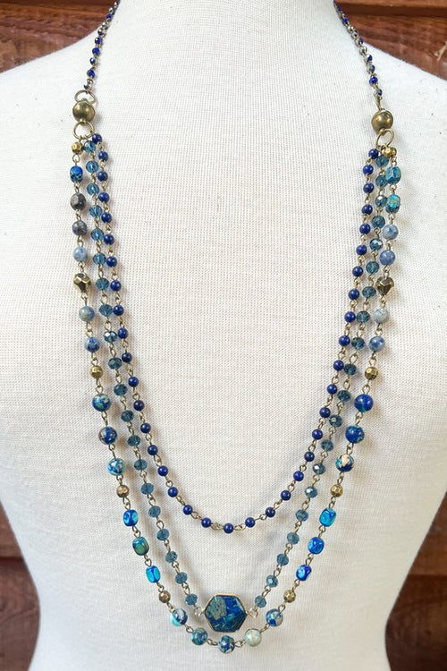 The Janet Necklace (Blue)