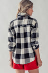 Boyfriend Plaid Flannel (Black)