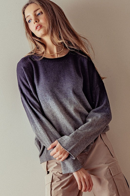 Slouchy Round Neck Sweater