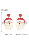 Santa Earrings (Red)