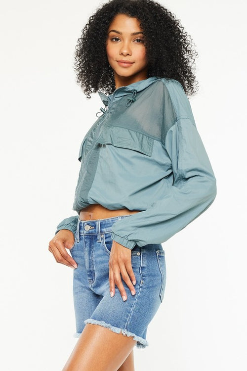 High Rise Denim Shorts