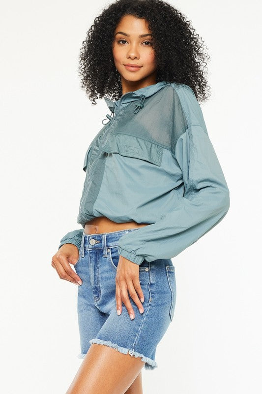 High Rise Denim Shorts