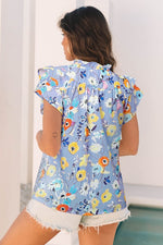 Flutter Sleeve Blouse