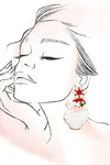 Santa Earrings