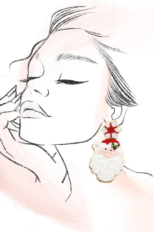 Santa Earrings