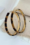 Leopard Hoop Earrings