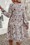 Floral Print Tiered Dress