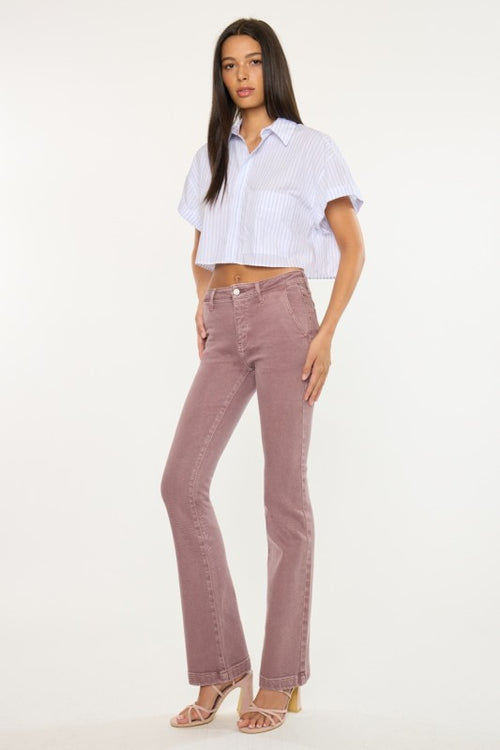Mid Rise Bootcut Trouser Jeans