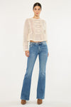 Mid Rise Flare  Jeans