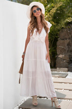Ruffle and Tiered Maxi Dress