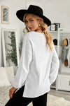Button Front Top (White)