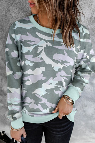 Womens gray camo on sale sweatshirt