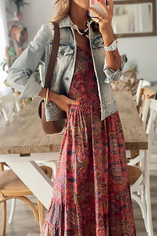 Paisley Maxi Dress POSH STYLE Paisley Maxi Dress POSH STYLE