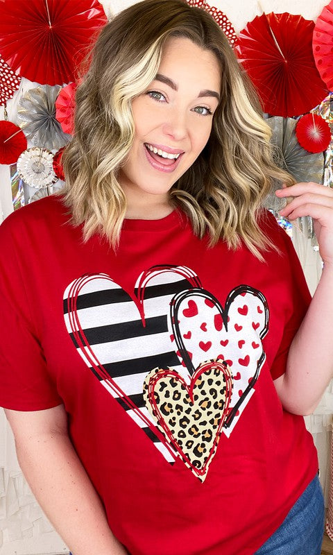 Red Hearts Tee