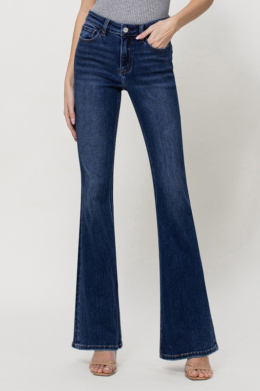 Mid Rise Flare Jeans – POSH STYLE