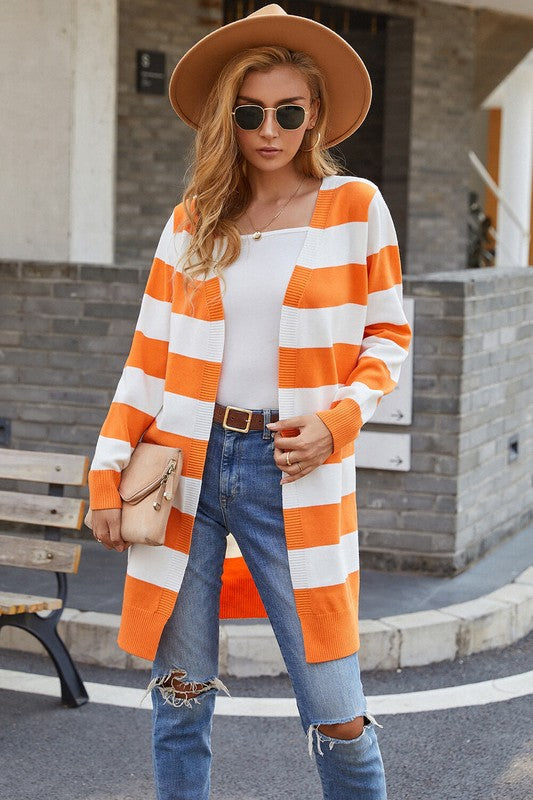 Game Day Cardigan (Orange) – POSH STYLE